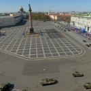 Подготовка к параду в Санкт-Петербурге