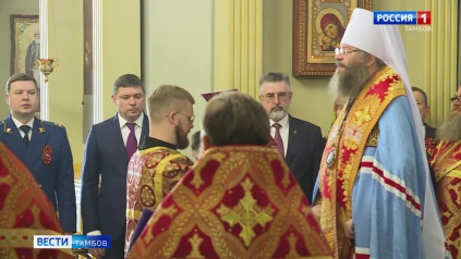 В кафедральном соборе провели молебен о воинах