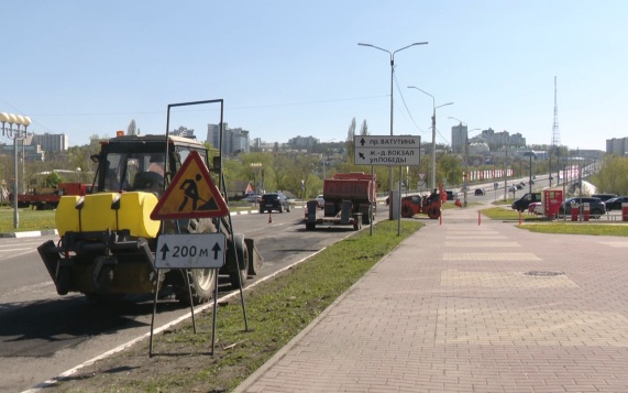 С начала года в Белгороде отремонтировали 24 тыс. кв. м дорожного полотна