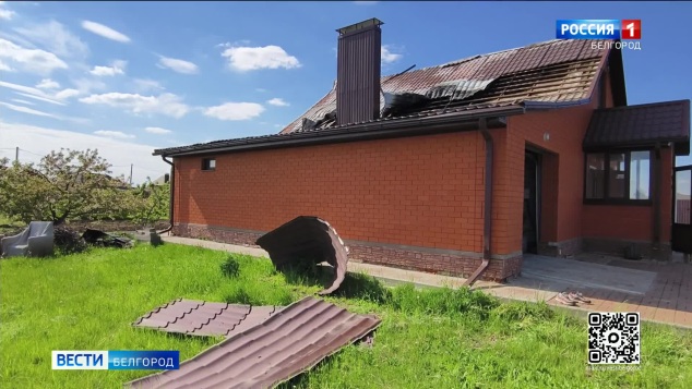 Ударный дрон атаковал частный дом в Таврово