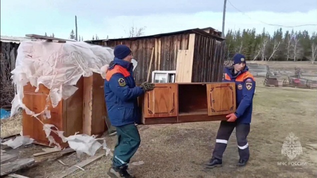 Ледяной затор на Лене: в Якутии под угрозой подтопления оказались еще 12 сел