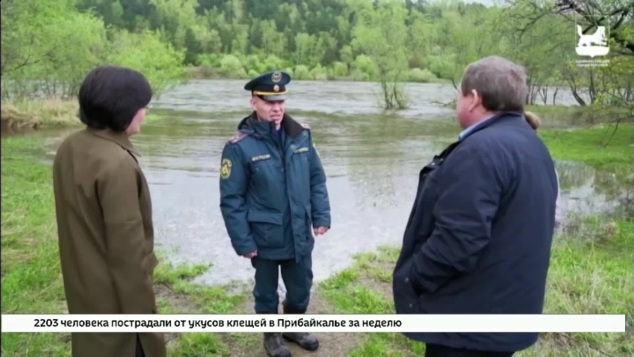 Река Иркут вышла из берегов из-за сильных дождей в Шелеховском районе