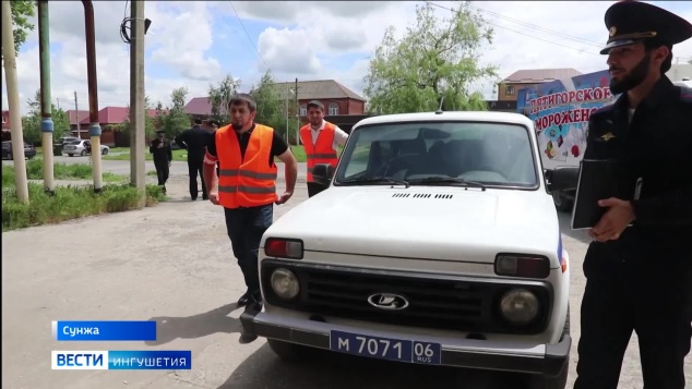 Народные дружинники патрулируют улицы Ингушетии