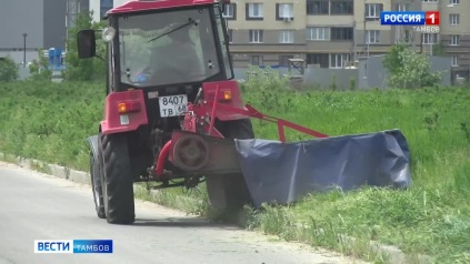В Тамбове продолжает приводить в порядок городские территории