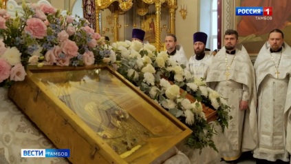 В Тамбове встретили Вышенскую икону Божьей Матери