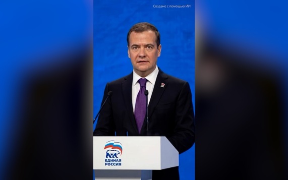 Медведев выложил ИИ-ролик с перепуганными Мерцем,  Макроном и Фон дер Ляйен