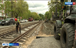 Дорожные работы на улице Шеронова в Хабаровске выполняются с опережением графика