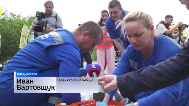 Масштабная спасательная операция в Приморье: в аварию попали два автобуса с туристами