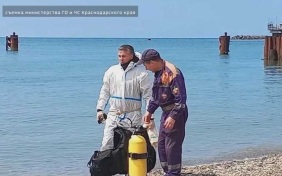 В Туапсе у Центрального пляжа завершили водолазные работы, нефтепродуктов не нашли