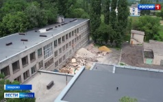 В Уварове ремонтируют лицей имени Данилова