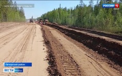 В Печорском районе продолжается большой ремонт на трассе Сыктывкар – Нарьян-Мар