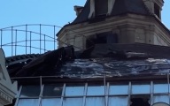 Пожар в здании панорамы "Оборона Севастополя" полностью потушен