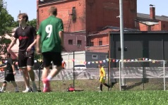 В курском Парке пионеров сегодня прошел футбольный турнир