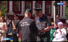 «Из огня да в полымя»: в Курске студентов посвятили в спасателей