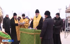 Свято-Троицкий храм в Курчатове Курской области впервые встретил прихожан