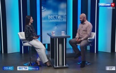Валерий Беляев в студии программы «Вести. Интервью» — о новом театральном проекте
