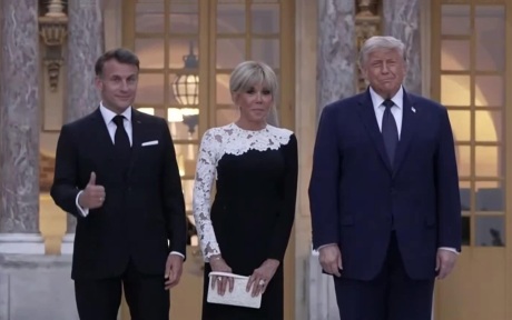 Роскошный прием Трампа в Версальском дворце