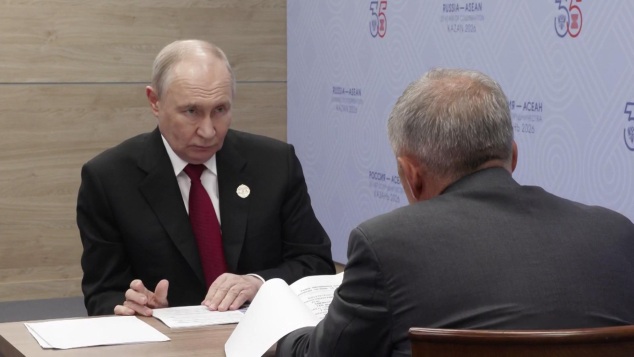 Владимир Путин и Рустам Минниханов запустили новый комплекс в Татарстане