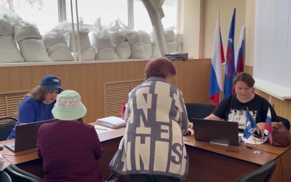 В Белгородской области открыли первый гуманитарный центр помощи жителям приграничья