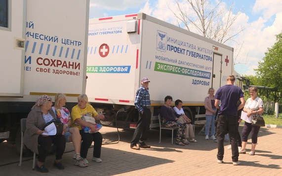 "Поезд здоровья" работает в селе Гостищево Яковлевского округа