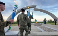 Военно-Морской Флот почтил павших воинов у мемориала на Ладожском озере