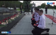 Куряне зажгли свечи в память о жертвах Великой Отечественной войны