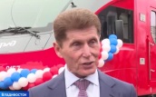Новая электричка вышла на маршрут в Приморье