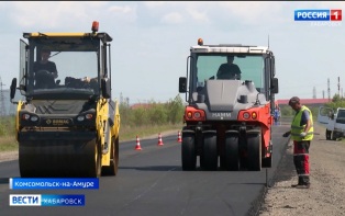 Дорожные работы на участке федеральной трассы рядом с Комсомольском завершат до конца августа