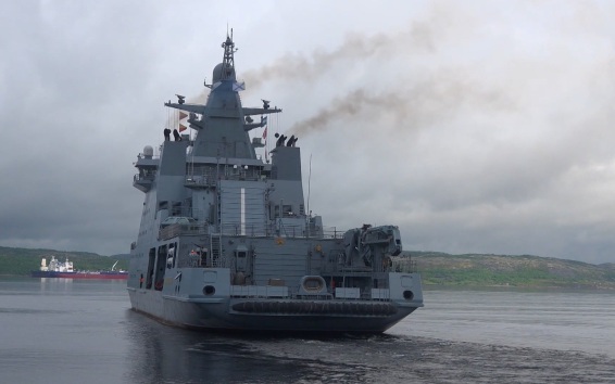 В Баренцево море вышел новейший патрульный корабль Северного флота "Иван Папанин"