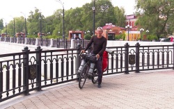 "Сила духа не имеет границ": велопутешественник из Пскова посетил Благовещенск
