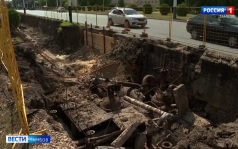 Начался очередной ремонт тепломагистрали на Моршанском шоссе