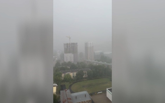 Циклон "Бернадетт" накрыл Москву и область