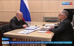 Михаил Мишустин и Вячеслав Петушенко обсудили развитие дорожного каркаса России