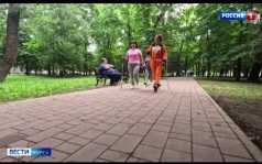 Куряне активно занимаются «скандинавской» ходьбой