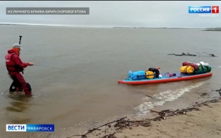 «Река испытывала меня на прочность»: Амур помог поставить жителю Читы рекорд для Книги Гиннеса