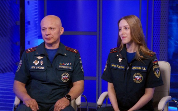 Люди, которые предотвращают беду: интервью с Александром Панасюгиным и Полиной Даутовой (МЧС России по Амурской области)