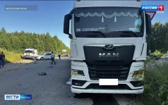 В Коми водитель Mitsubishi задним ходом сбил девушку