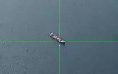 МО опубликовало видео ударов БПЛА по используемых в интересах ВСУ морским суднам
