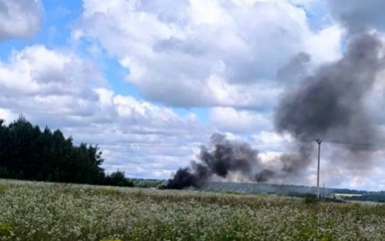 Учебно-боевой самолет потерпел крушение в Подмосковье при выполнении взлета