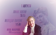 100 лет со Дня рождения Инны Макаровой. Линия жизни. Молодая гвардия. 1 августа