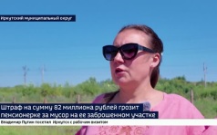 Штраф на 82 миллиона рублей грозит пенсионерке за мусор на ее участке