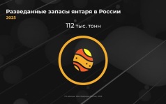 Россия в цифрах. Где добывают янтарь?