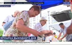 В столице Приамурья заработала ярмарка выходного дня
