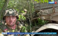 "Град" подавляет контратаку: 37 бригада на передовой