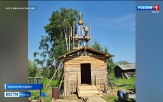 В удорском селе Большая Пучкома строят часовню