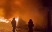 Декорации для киносъемок загорелись в Тверской области