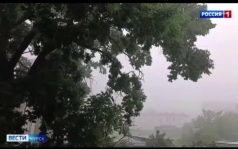 Сегодня Курск накрыли ливни, местами прошел град