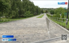 В Ивне завершается благоустройство Аллеи Славы