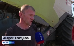 Аграрии Курской области спешат собрать урожай на полях региона