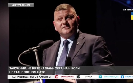 Залужный заявил об исчерпании запасов вооружений Украины